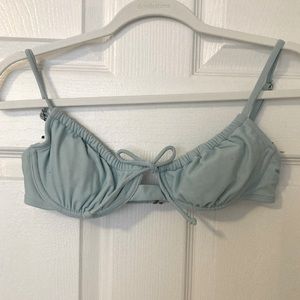 Target, teal bikini top